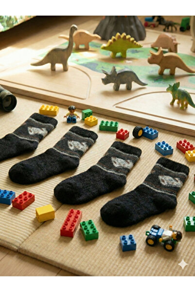 Üstünel çorap Комплект от 4 чифта меки памучни чорапи с мотиви на коли за мом...