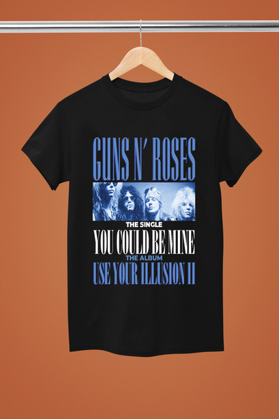 MAGORS Guns N' Roses Printed Cotton Short Sleeve Regular Fit Rock Tshirt