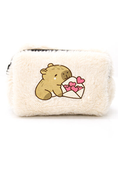 MakeWell Colorful Children's Wallets with Capybara Design Plush Capybara Chil...