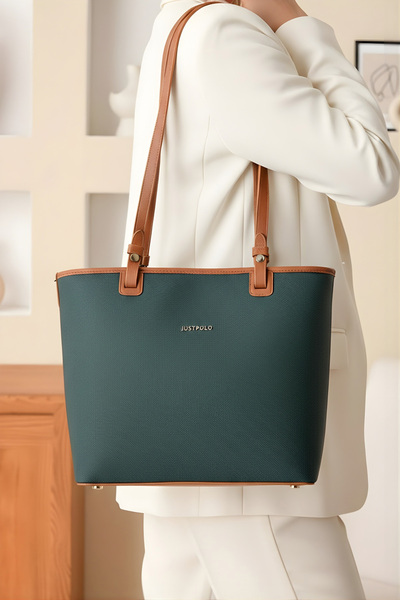 Just Polo Women's 3-Compartment Medium Shoulder Bag Shopper & Shoulder Bag (3...