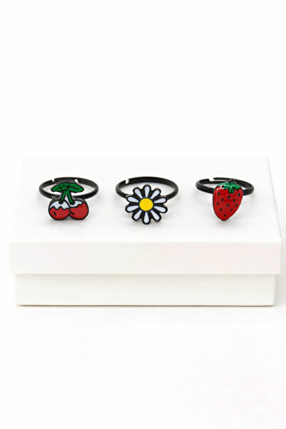 MakeWell Adjustable Kuromi Rainbow Cat Rabbit Butterfly Design Children's Rin...