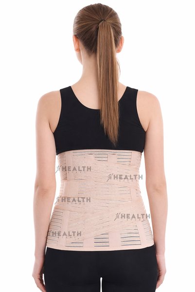 Healthstart Adjustable 32cm Lumbosacral Waist Corset Orthopedic Support Belt for Daily Use