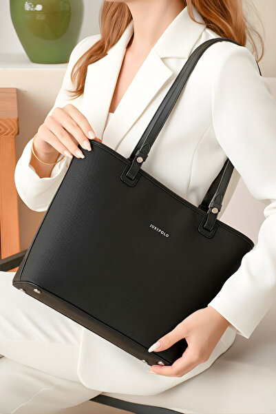 Just Polo Women's 3-Compartment Medium Shoulder Bag Shopper & Shoulder Bag (3...