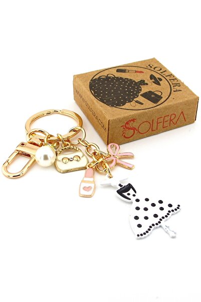 Solfera Fashion Icon Influencer Makeup Pink Ruj Rochie Geantă Ornament Charm ...