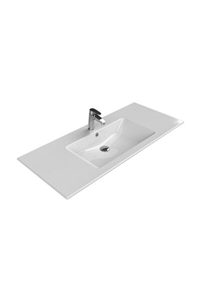 Cerastyle İbiza 121x51 cm Etajerli Lavabo Tek Hazneli