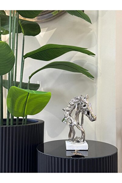 HERA DEKOR İTHAL MERMER KAİDELİ DÖKÜM AT BÜST