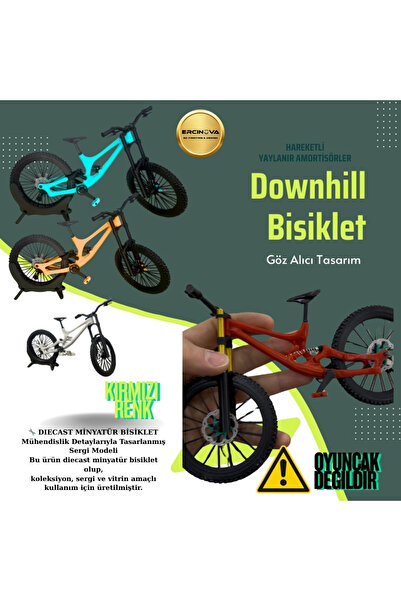 Ercinova Downhill Bisiklet Diecast Bisiklet Parçaları Aktif Hareket Etmektedi...