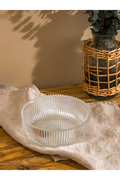LC Waikiki Rmz Gi̇yi̇m Farkiyla Embroidered Glass Bowl 15 cm