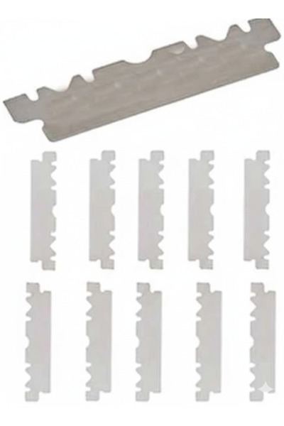 TeknoEser 120 Adet Yarım Jilet – Paslanmaz Çelik Keskin Jilet Seti