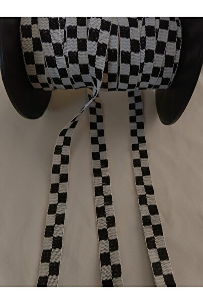 ULUPAMİR شريط مربعات أسود وأبيض