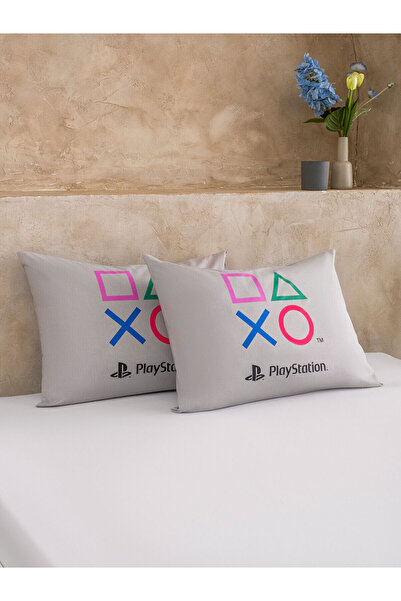 LC Waikiki Nevavm Printed Woven Pillowcase with Difference 2 Pieces 50X70 cm