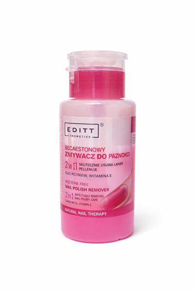 OEM EDITT Cosmetics – 2-in-1 Acetone-Free Nail Polish Remover with Castor Oil...