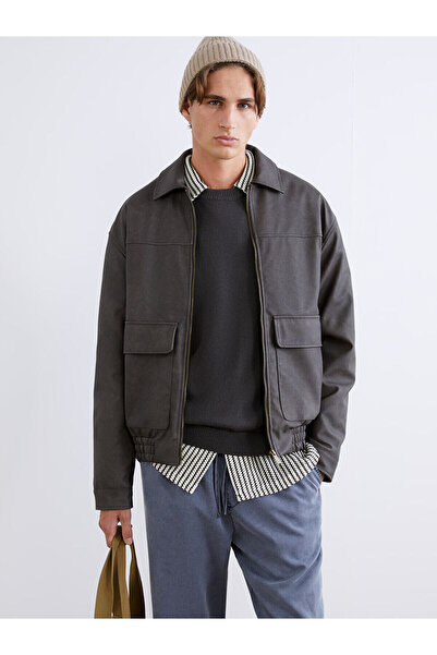 LC Waikiki Ozmarka New Season Standard Fit Men's Leather Look Jacket