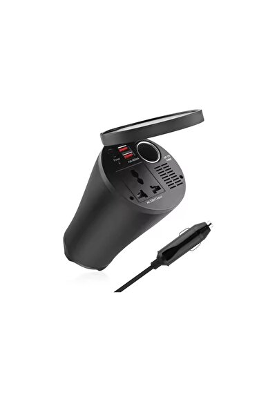 China محول طاقة للسيارة من 12 فولت تيار مستمر إلى 220 فولت تيار متردد