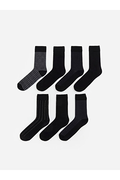 LC Waikiki Shining Choices Textured Men's Socks from Shining Store, Pack of 7