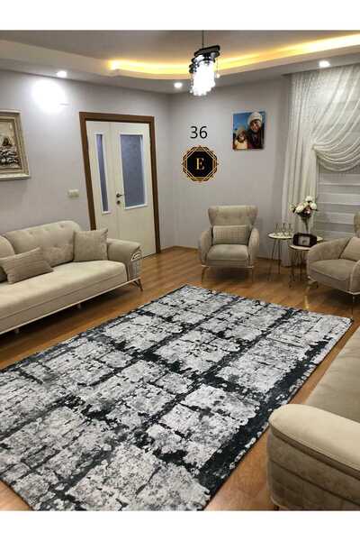 LİMAY Elastic Carpet Cover - Carpet Protector - Washable - Sponge-Free - Prac...