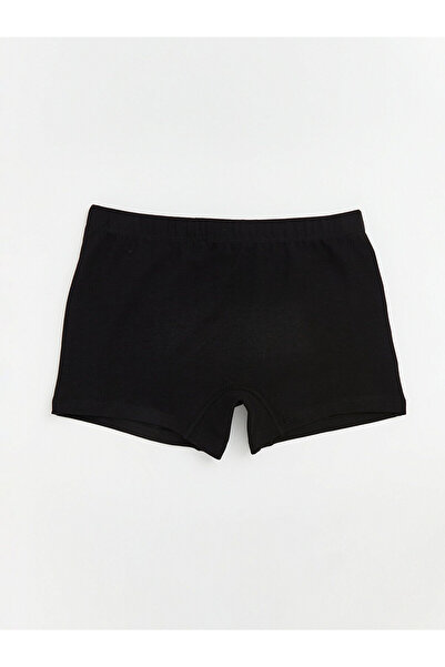 LC Waikiki Meral Collection Black Elastic Waistband Plain Boxer Briefs