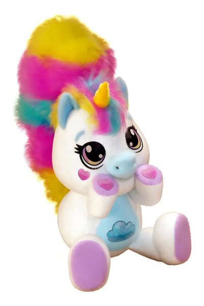 Royal Unicornul Magic Furry Tails , Jucarie Interactiva de Plus cu 30 de Func...