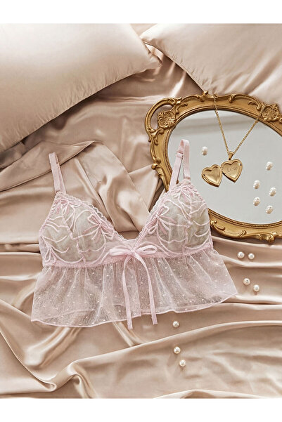 LC Waikiki Rmz Gi̇yi̇m Farki̇yla Underwire-Free, Unpadded Lace Bralet