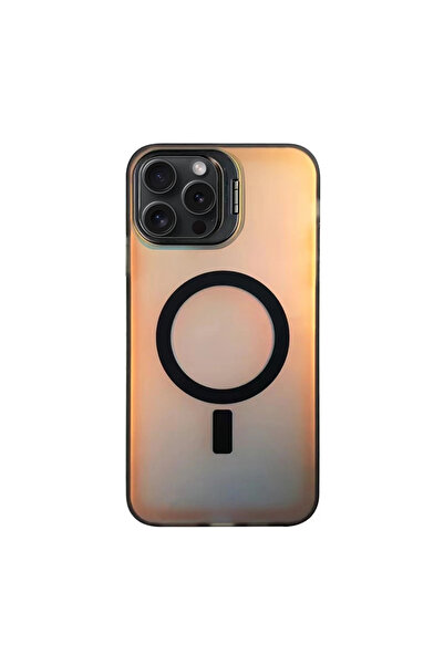 eco port غطاء آيفون 15 برو ماكس بريميرا مع حامل ماج سيف - أسود