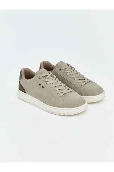 LC Waikiki Beige Lace-Up Boys' Sports Shoes