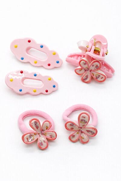 MakeWell مجموعة مشابك للأطفال بتصميم زهرة اللوتس من كورومي ماي ميلودي سينامارول