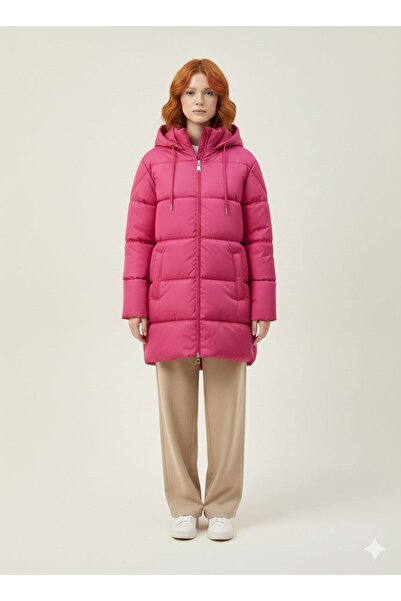 marvion Kadın Uzun Şişme Mont