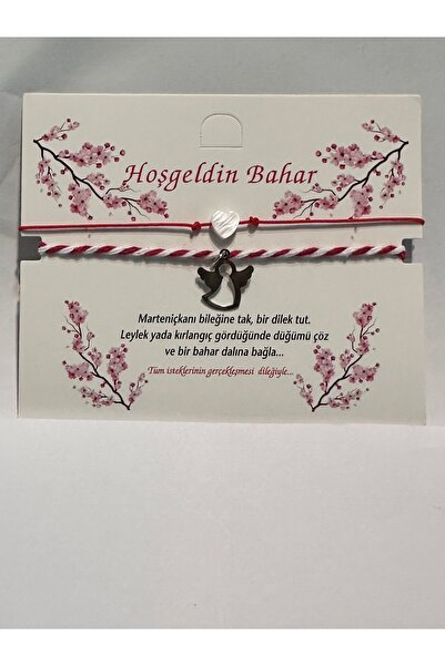 Darya Dd715 Marteniçka / Martenitsa Spring Bracelet – Red and White Thread – ...