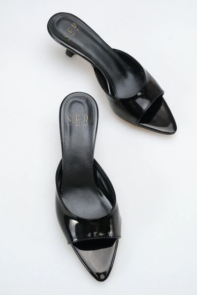 sermoda Heeled women's slippers - 5 cm stiletto heel pointed toe women's slip...