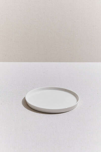 Paşabahçe Solid Porselen Ekmek Tabağı Beyaz