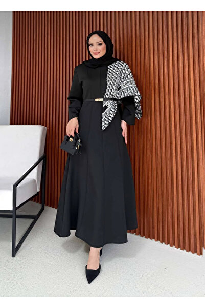 nizzell Women's New Season Belted Scuba Dress