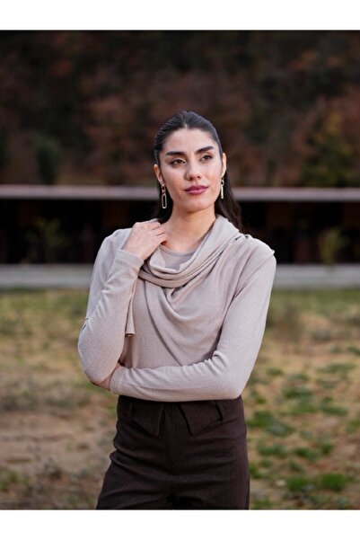 Maelle Studio Maëlle Essenza Beige Knitwear Sweater