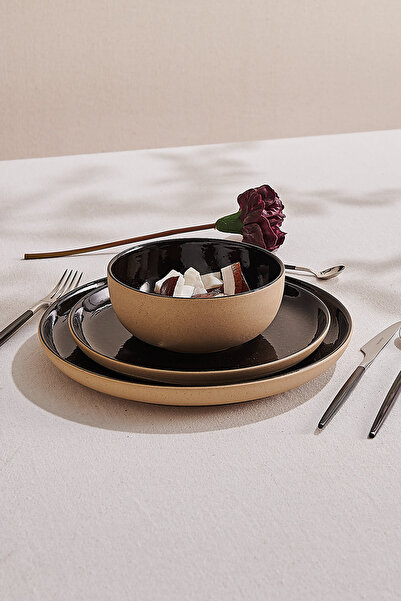 Paşabahçe Eco Seramik Pasta Tabağı Siyah