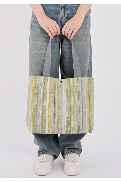 Pure Touch Striped Pattern Women's Shoulder Bag - 15" Laptop Compatible - Was...