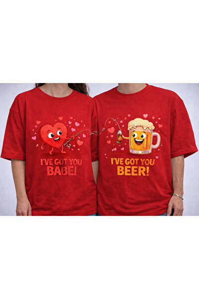 Tiny and Co Special Valentine's Day Couple Combination T-Shirt (Please Write ...