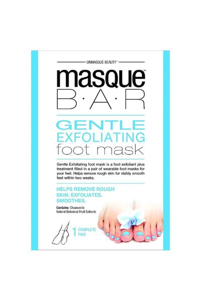 NO BRAND قناع تقشير لطيف للقدمين من ماسك بار، زوج واحد