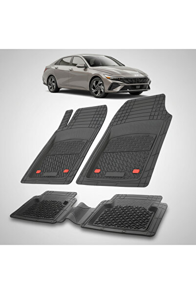 TEAMCAR Ελαστικά πατάκια αυτοκινήτου συμβατά με Hyundai Elantra VII Facelift ...