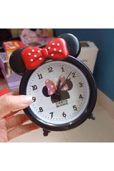 Mutluanlar Hediyelik Minnie Mouse "Ribbon Minnie" Masa Üstü Çalar Saat
