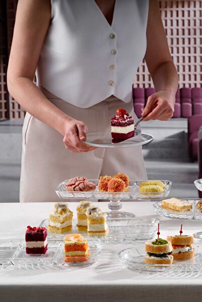 Paşabahçe 2'li Elegant Bölünmüş Dikdörtgen Tabak