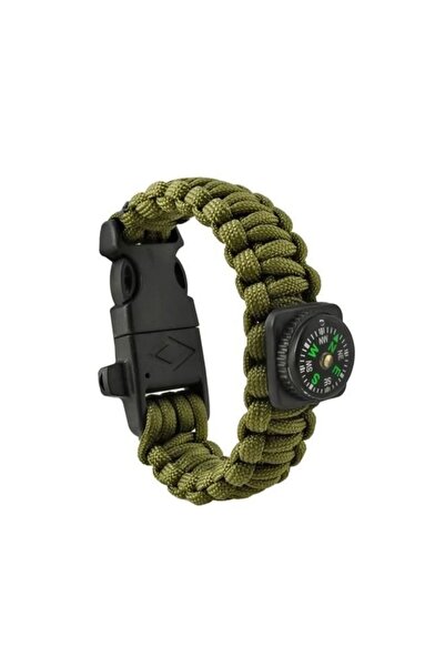 VİBE Survival bracelet with accessories - green