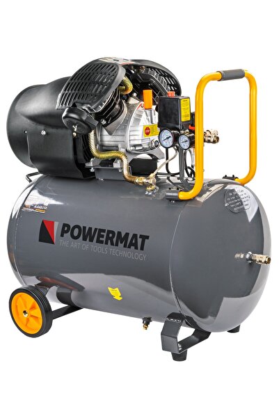 Powermat Compresor de ulei PM-KO-100T-V2, rezervor de 100 l, 530 l/min