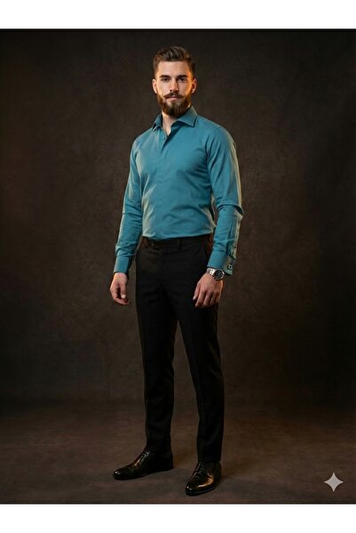 Plus Scorpion Elegant shirt with cufflinks