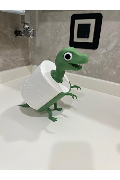 Lucylund Θήκη για χαρτί υγείας σε σχήμα δεινοσαύρου – Διακοσμητική βάση για χ...