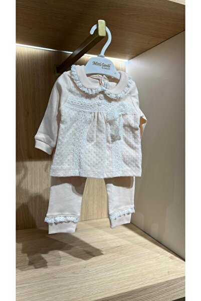 Generic بيجاما بناتي حتى عمر 6 شهور الوان سومو رمادي و اوف وايت - سومو