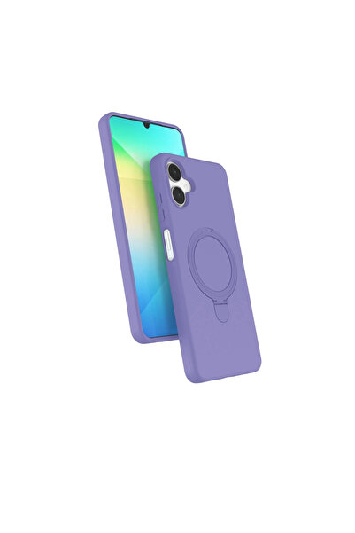 eco port غطاء حماية سامسونج جالاكسي A06 ريجال مع حامل ماج سيف - أرجواني