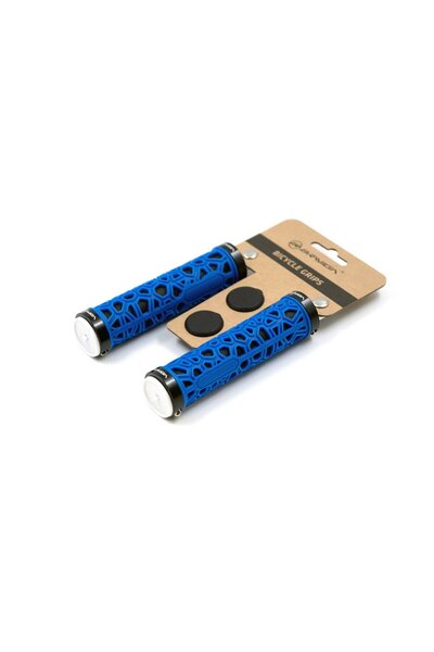 heugers BRIVIGA 130mm Siyah İç / Mavi Dış TPE Bisiklet Gidon Elciği – Kaymaz,...