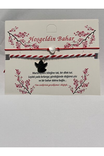 Darya Dd715 Marteniçka / Martenitsa Spring Bracelet – Red and White Thread – ...