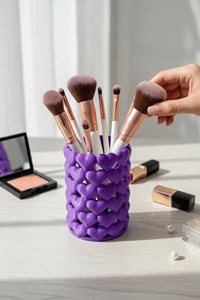 esa gaming Şık Heart cu model Organizator de machiaj – Suport pentru pixuri ș...