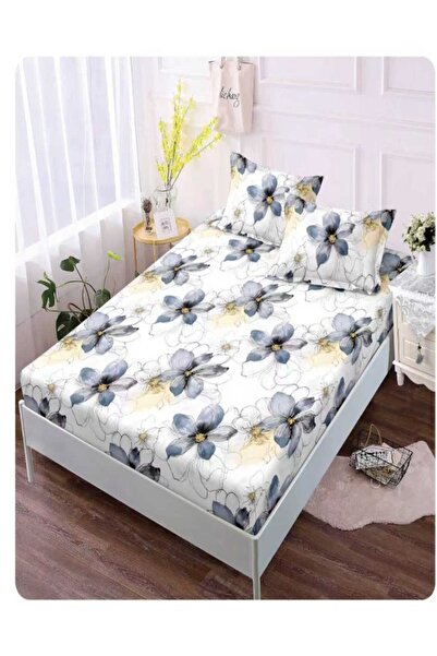 Pucioasa Bed cover with elastic + 2 pillowcases, Pucioasa, Double bed 160x200