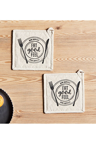 Generic Vintage Linen 2-Piece Pot Holder Set